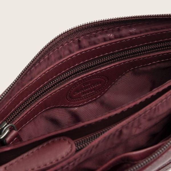 Chesterfield Leren Crossbody Tas Berry Brisa