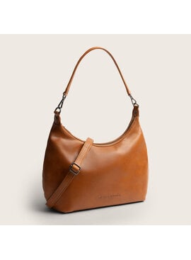 Chesterfield Leren Schoudertas Fierra Cognac