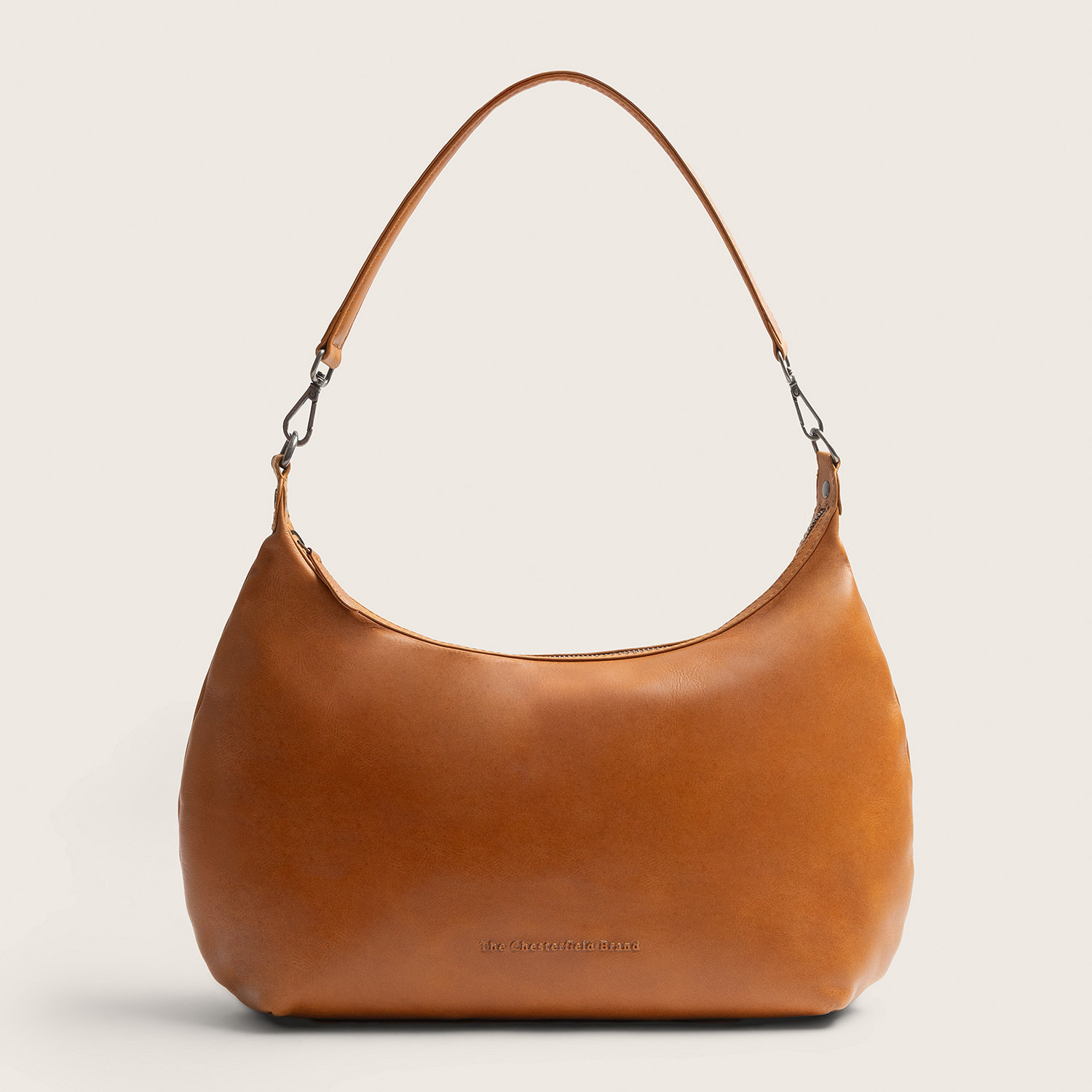 Chesterfield Leren Schoudertas Fierra Cognac