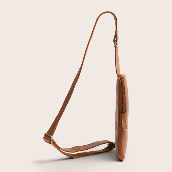 Chesterfield Leren Sling Bag  Isley Cognac