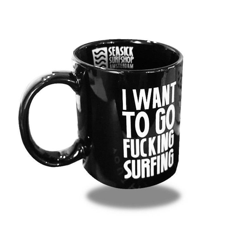 Sea Sick Surf Sea Sick Surf coffee mug black