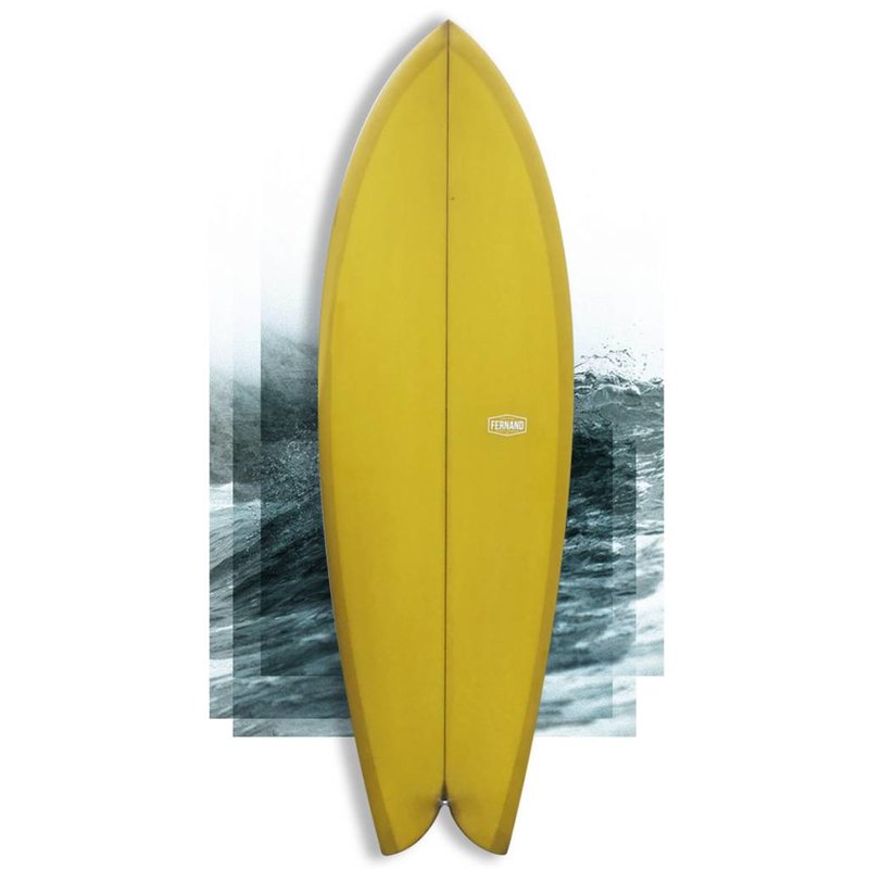 Fernand fish "Number Two" 5'8 yellow // SOLD