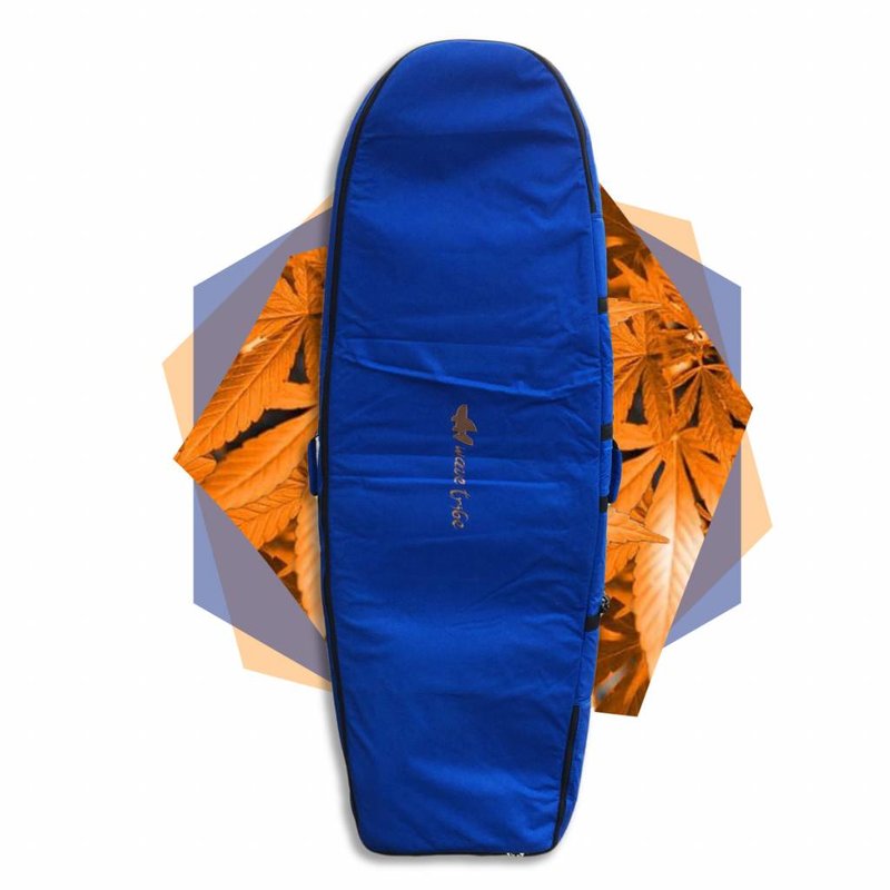 Wavetribe Wavetribe 6'2 minisimmons hemp travel double boardbag blue