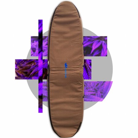 Wavetribe Wavetribe 8'6 hemp travel malibu double boardbag brown