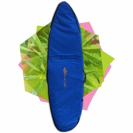 Wavetribe Wavetribe 6'7 shortboard hemp travel double boardbag blue