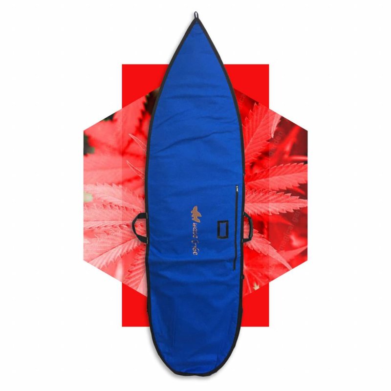 Wavetribe Wavetribe 6'6 shortboard hemp daybag single boardbag blue
