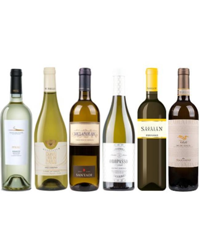 Slaapzaal manipuleren Oppositie Proefdoos wit - 6 witte Italiaanse wijnen - ViNODORATO
