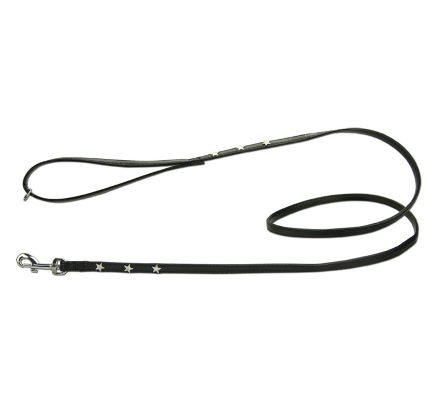 Dog Leash Twinkle Little Star Black/Silver