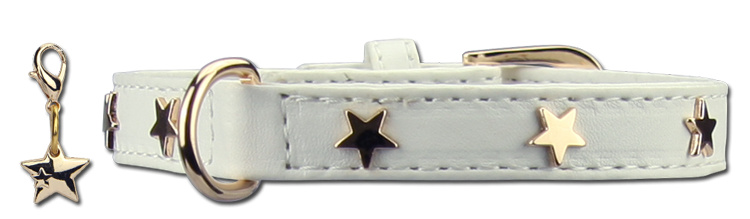 Hondenhalsband Twinkle Little Star Wit