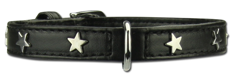 Hondenhalsband Twinkle Little Star Zwart
