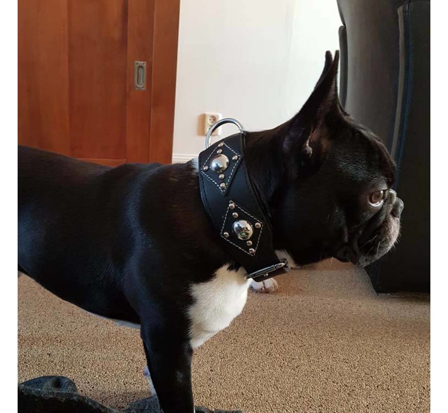 Dog Collar Ruff Chic Black