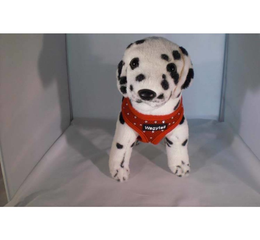 Dog Harness Red with Swarovski