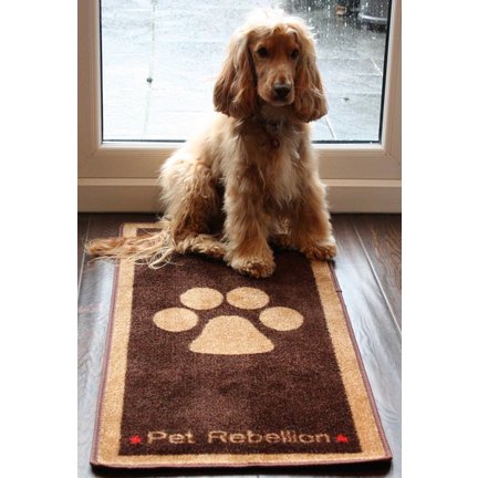 Tapis Stop Muddy Big Paws absorbant Pet Rebellion