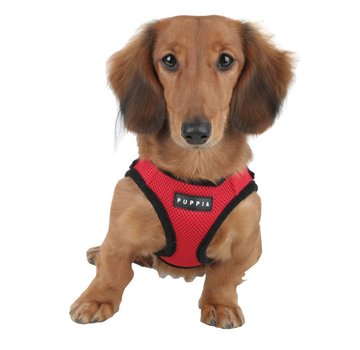 Puppia Dog Harness Soft Harness Red