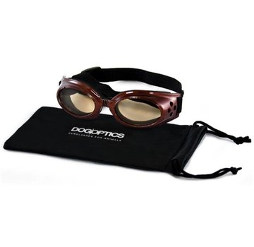 Dogoptics Dog Sunglasses Biker Brown frame/Brown lens