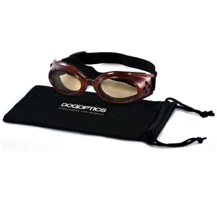 Dog Sunglasses Biker Brown frame/Brown lens