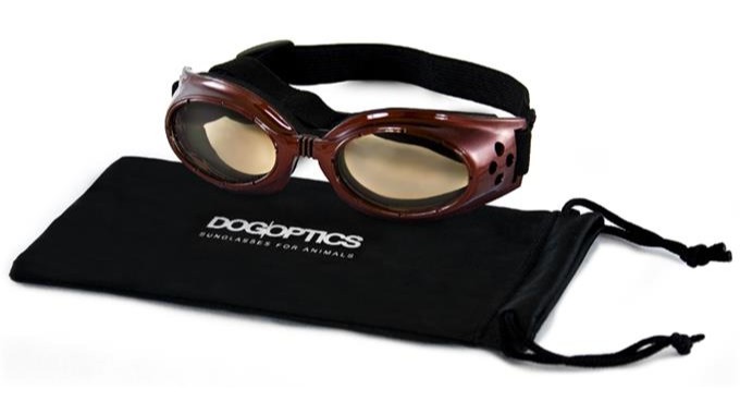 Afbeelding Hondenzonnebril Biker Brown frame/Brown lens door Petsonline