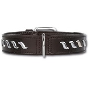 Doxtasy Dog Collar Silver Wave