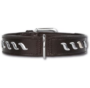 Doxtasy Dog Collar Silver Wave