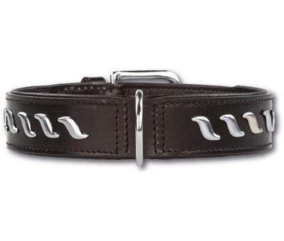 Doxtasy Dog Collar Silver Wave