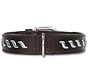 Dog Collar Silver Wave