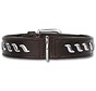 Dog Collar Silver Wave