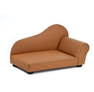 Silvio Design Hondenbank Ottomane Kunstleer Bruin