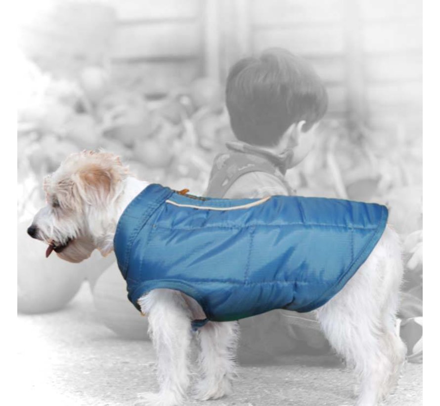 Dog Coat Jacket Loft Blue / Orange