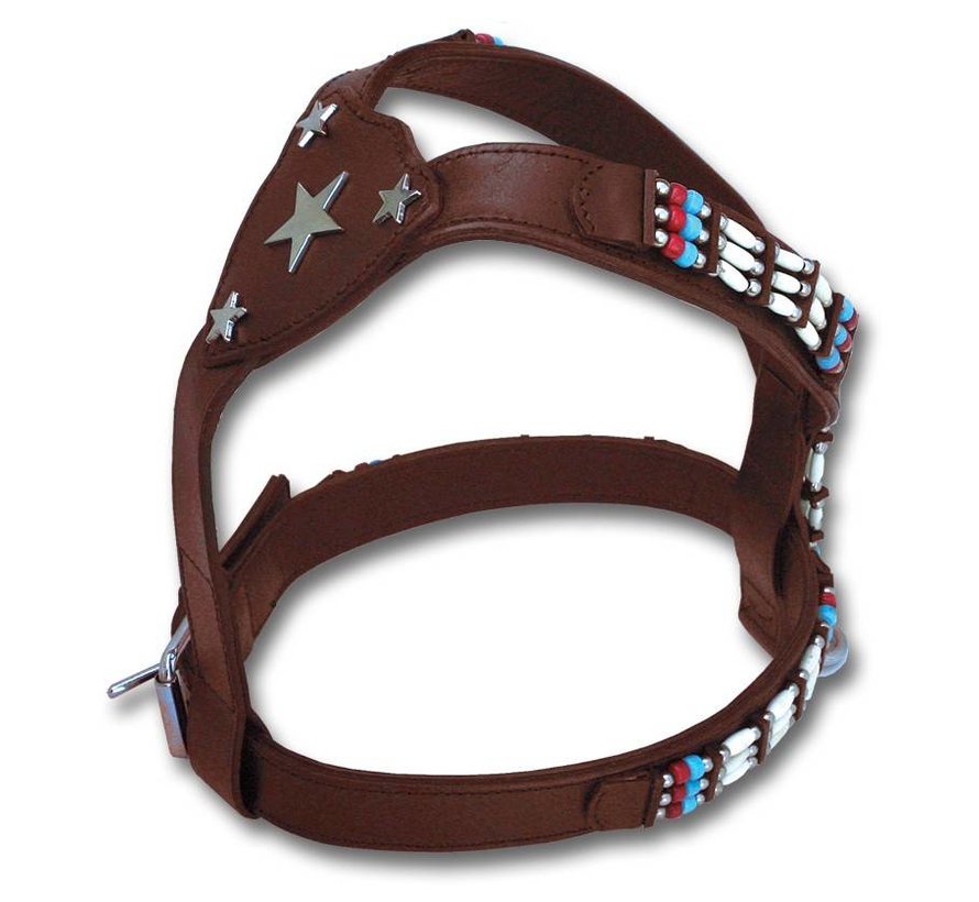 Dog Harnes Cheyenne Star in the Sky Brown