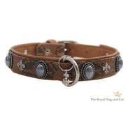 The Royal Cat and Dog Dog Collar Bonaparte Cognac