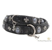 The Royal Cat and Dog Dog Collar Bonaparte Black