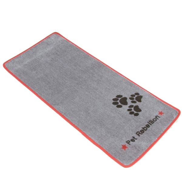 Pet Rebellion Barrier Rug Stop Muddy Paws Light Grey Petsonline