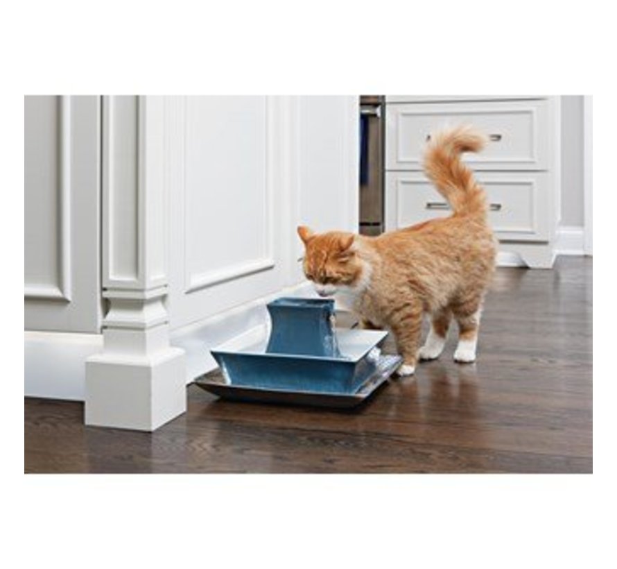 Drinkwell Pet fountain Pagoda Blue