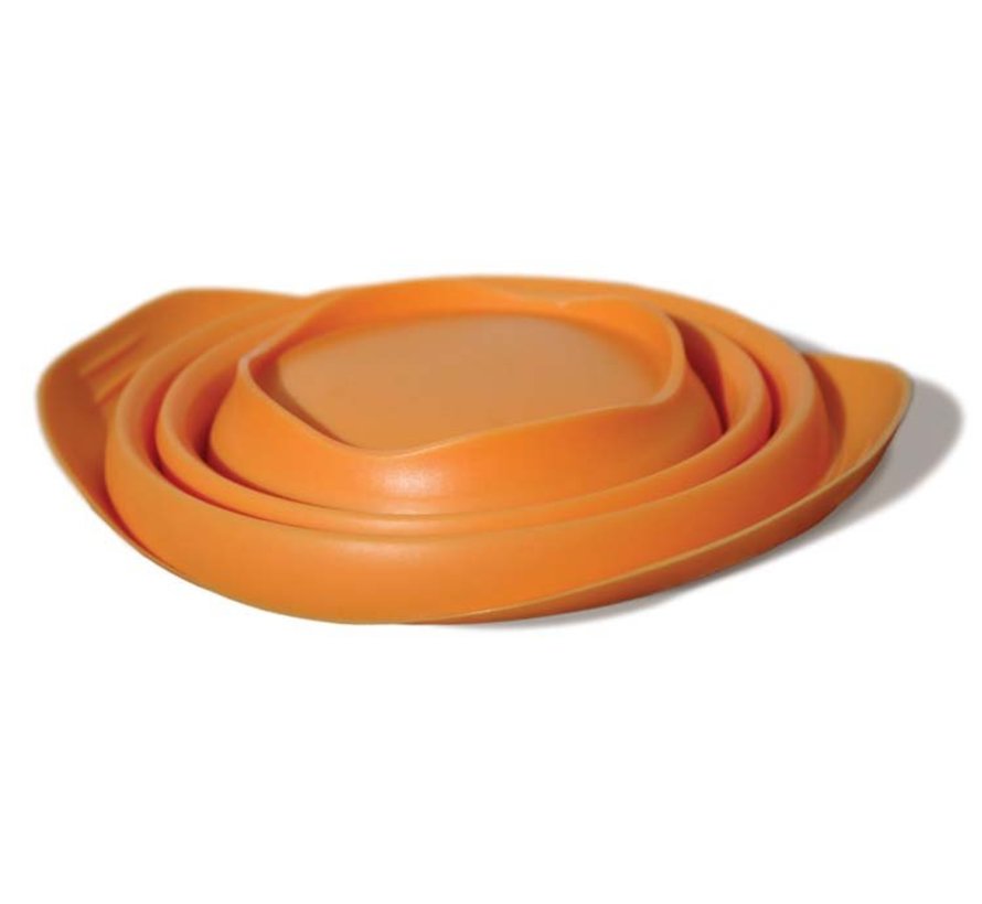 Opvouwbare Voerbak Collaps-a-Bowl Oranje