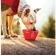 Kurgo Collapsible Drinking Bowl Collaps-a-Bowl Red