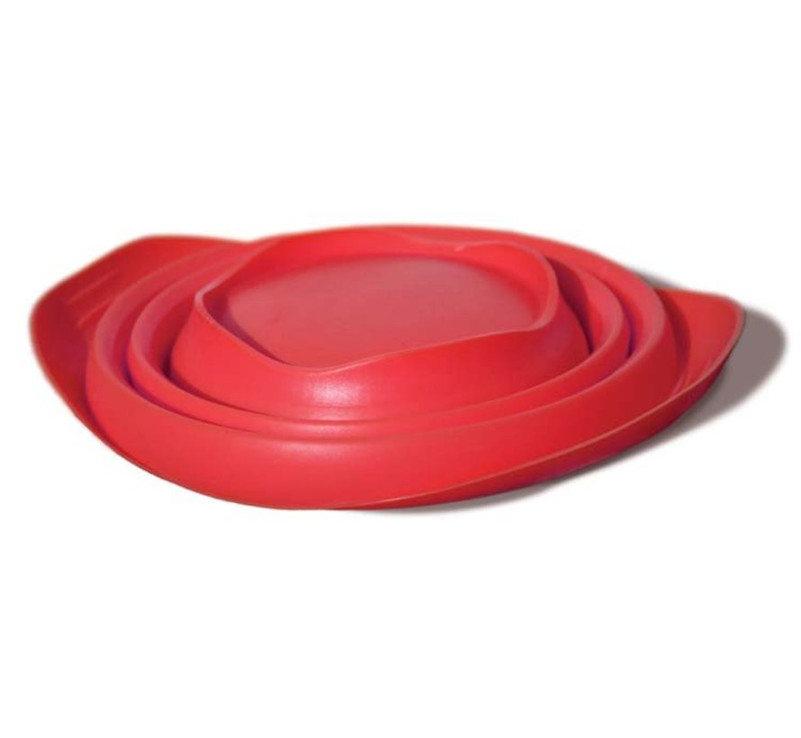 Opvouwbare Voerbak Collaps-a-Bowl Rood