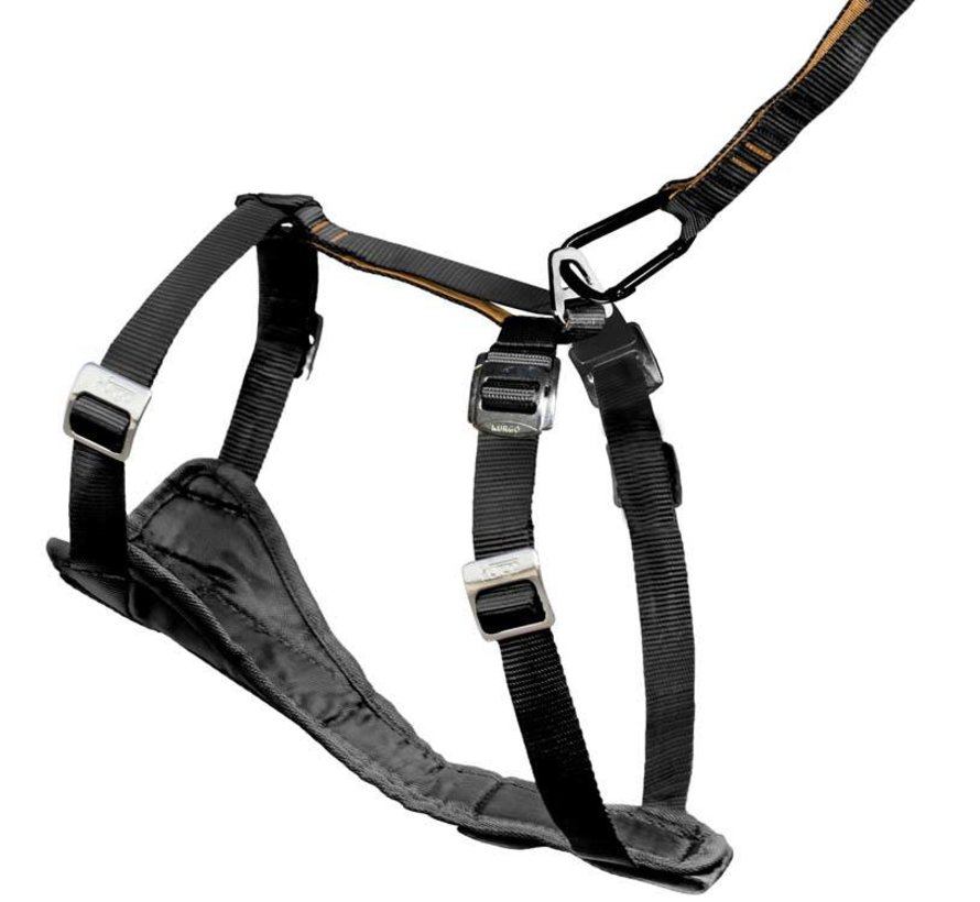 Reinforced Dog Harness for the car Black