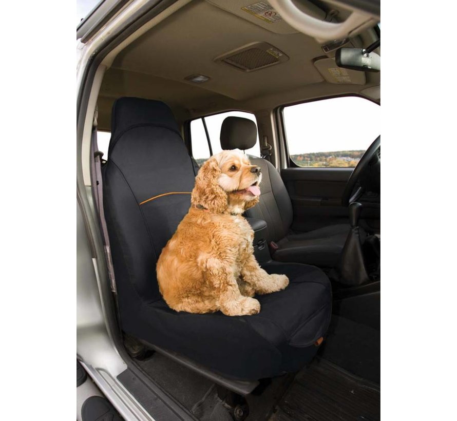 Dog blanket for the front seat Black