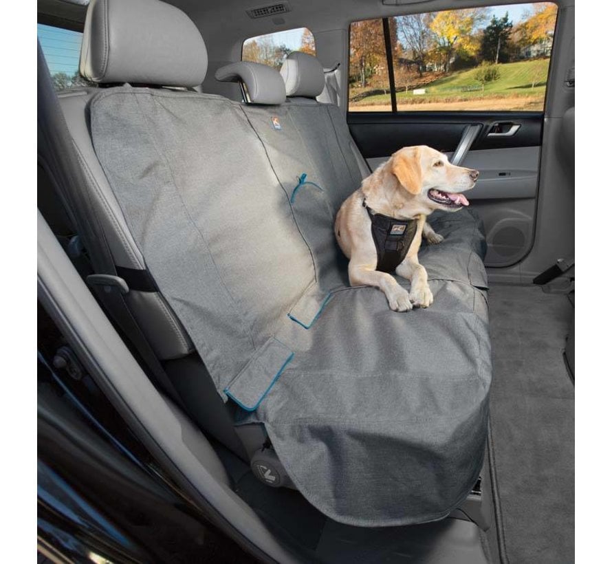 Dog blanket for the back seat Grey