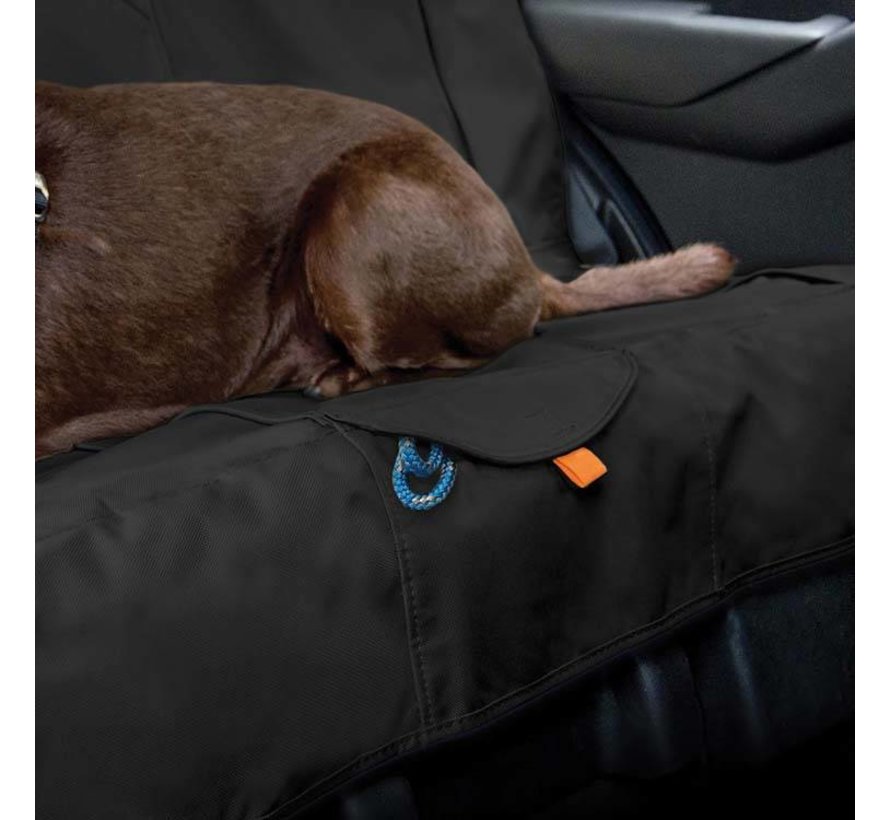 Dog blanket for the back seat Black