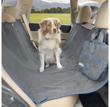 Kurgo Dog blanket for the back seat Hammock Grey