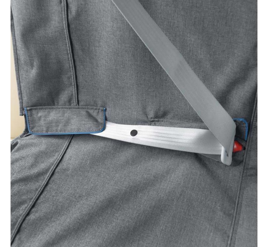 Dog blanket for the back seat Hammock Grey