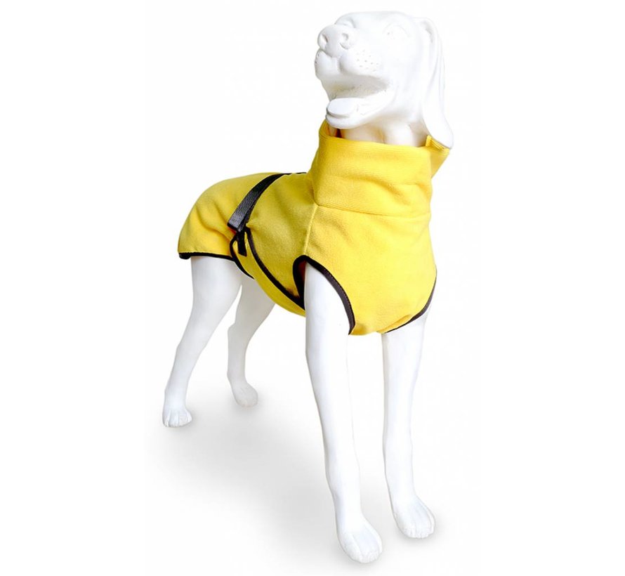 Dog Bathrobe Doggy Dry Yellow