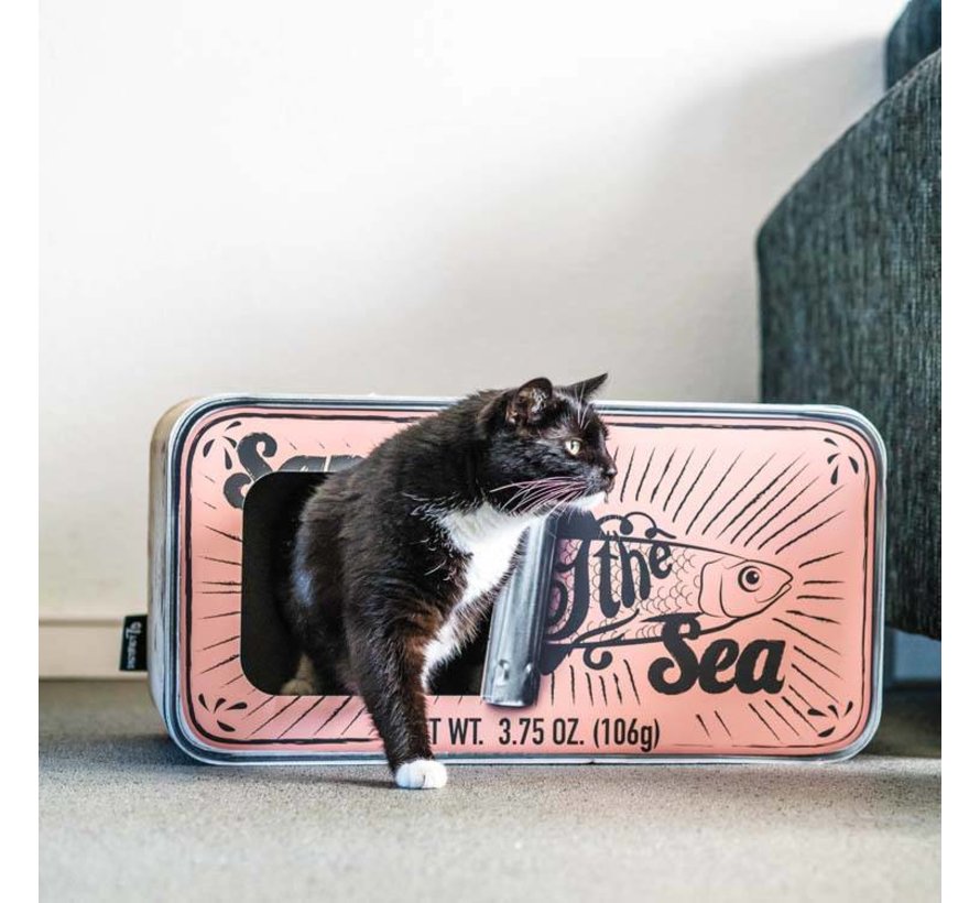 Cat Scratcher Sardine Pink
