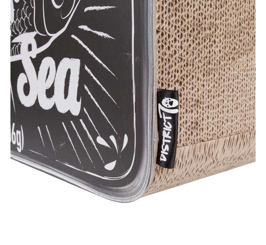 Cat Scratcher Sardine Black