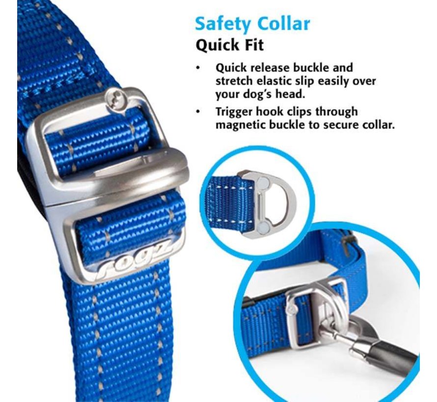 Dog Collar Safety Blue