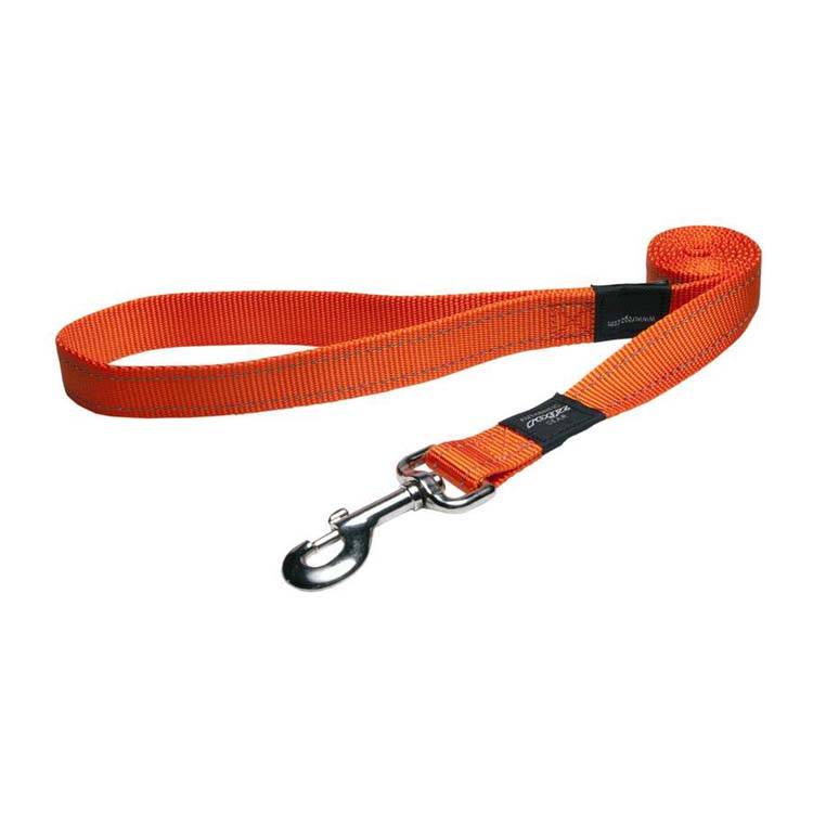 Afbeelding Rogz for dogs snake long lijn oranje door Petsonline
