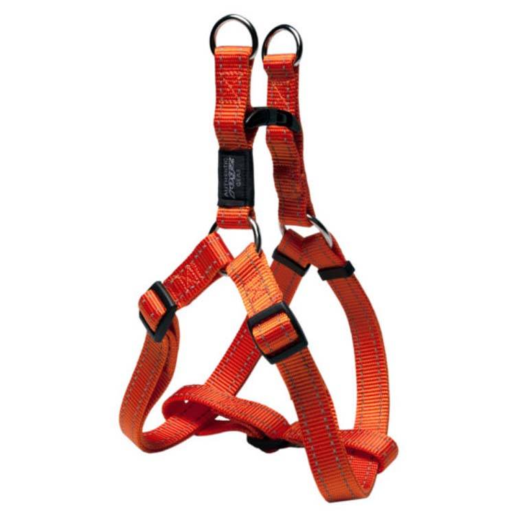 Afbeelding Rogz for Dogs Fanbelt Step-in Hondentuig Verstelbaar Oranje 76 x 2 cm door Petsonline