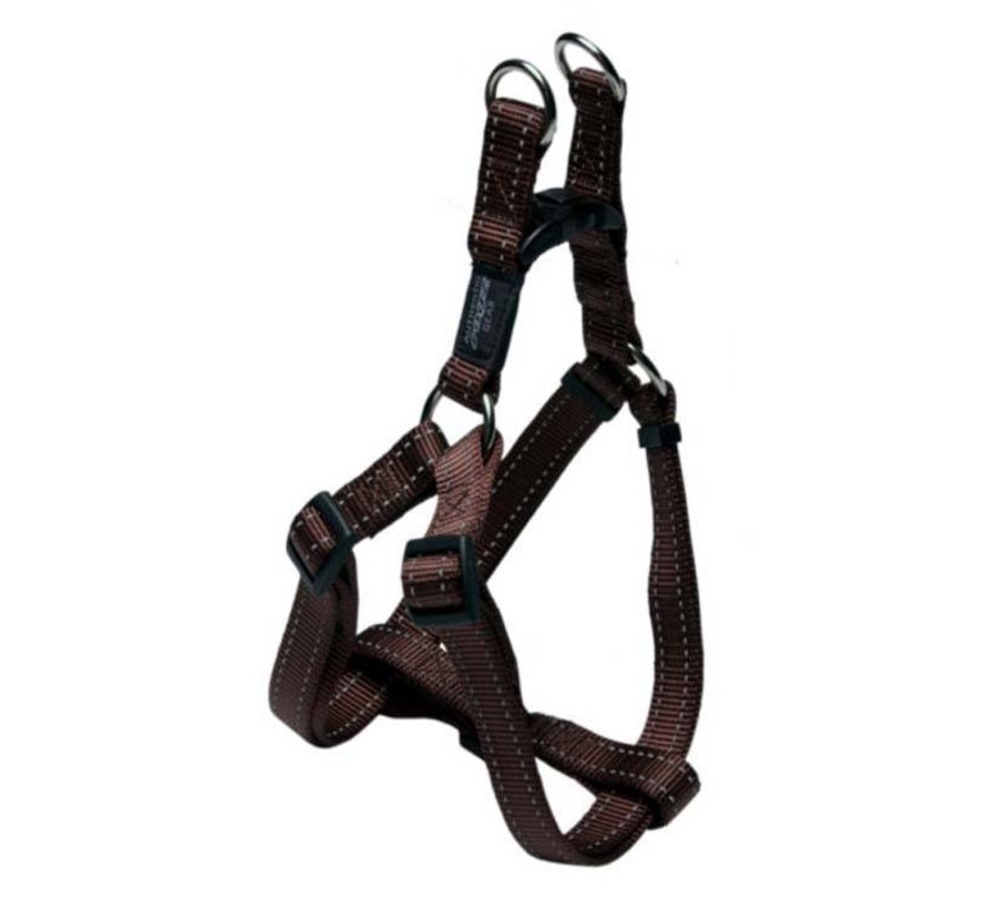 Dog Harness Utility Step In Brown