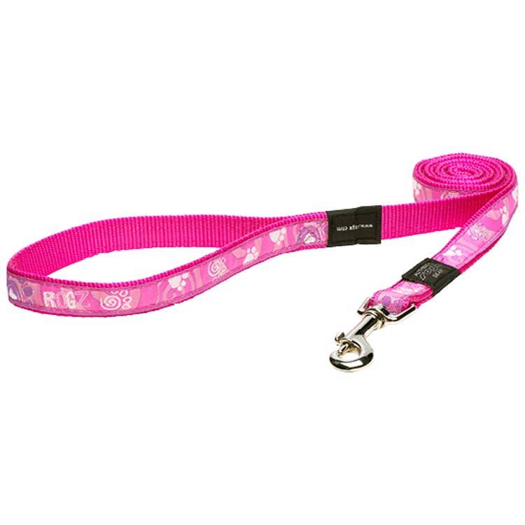 Afbeelding Hondenriem Pink Paw door Petsonline